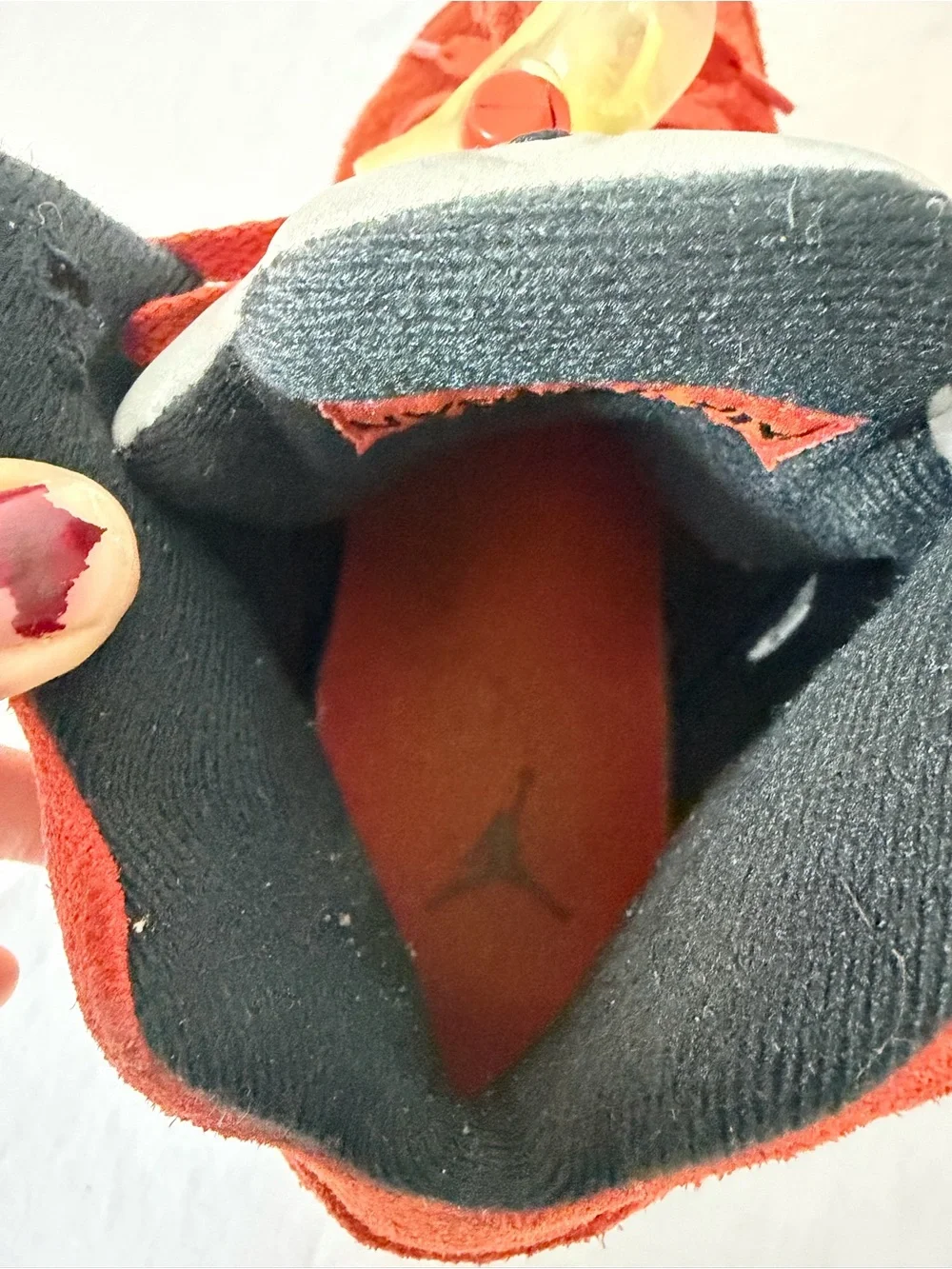 Jordan vibrant red